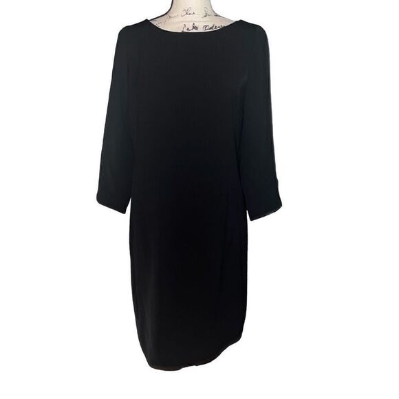 Vince. black long sleeve dress 6 - Picture 1 of 5